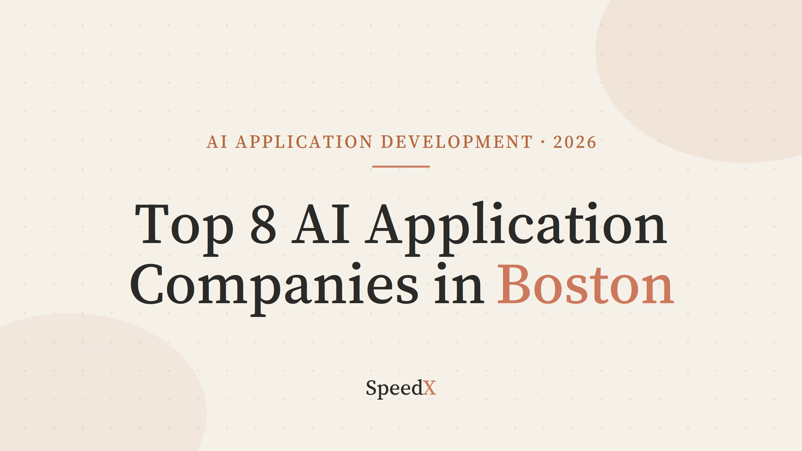 Top 8 AI Application Development Services in Boston