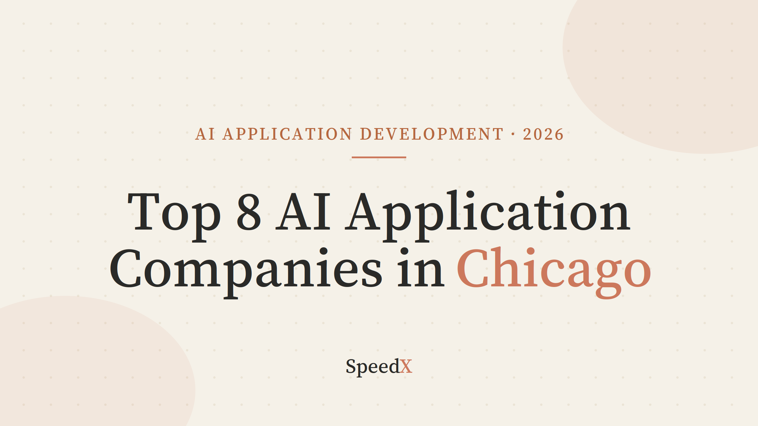Top 8 AI Application Development Services in Chicago