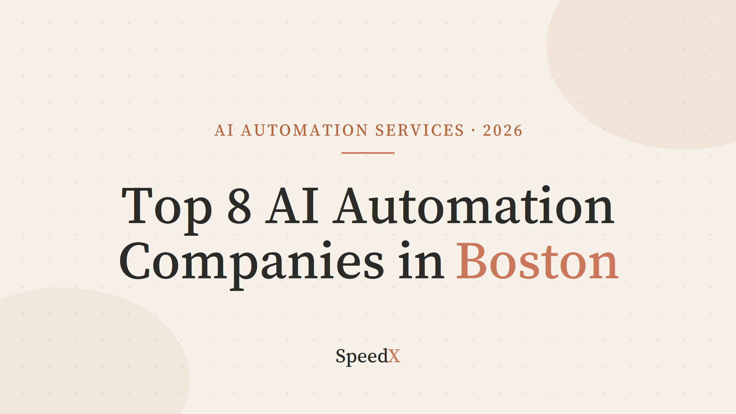 Top 8 AI Automation Services in Boston