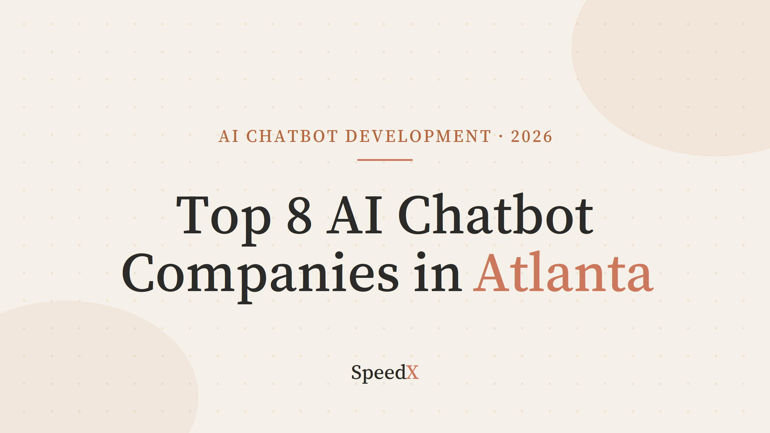 Top 8 AI Chatbot Development Services in Atlanta