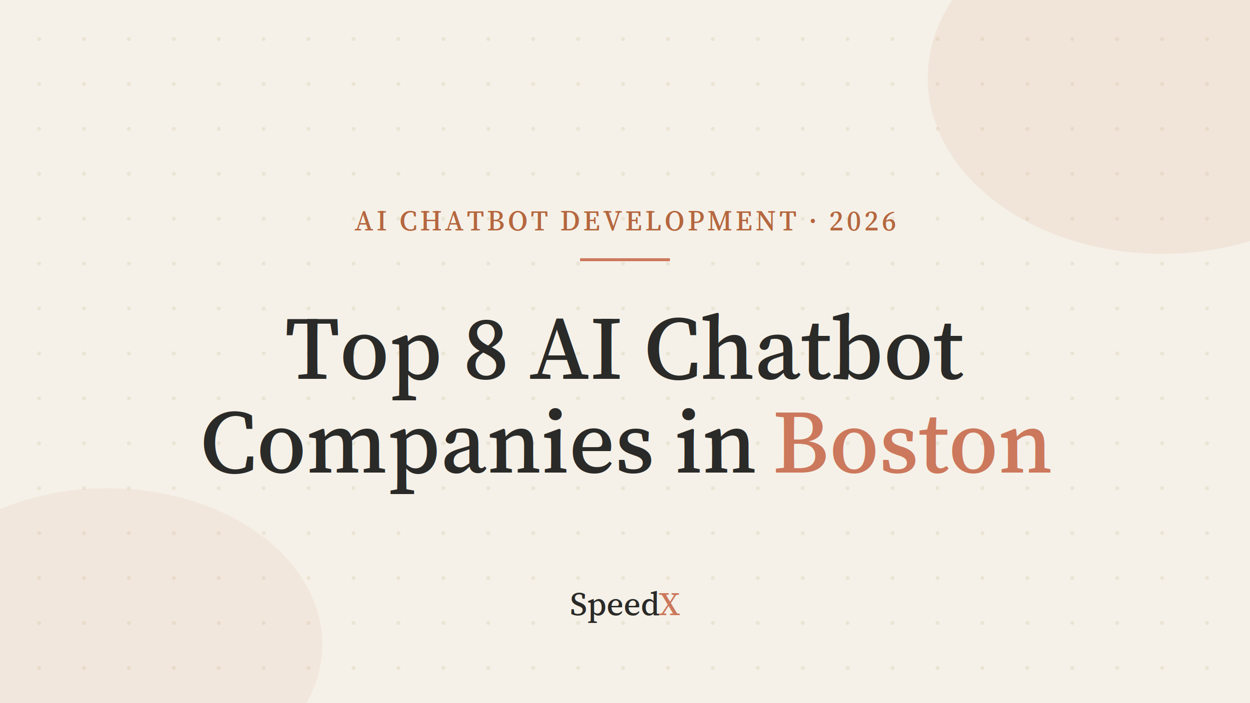 Top 8 AI Chatbot Development Services in Boston