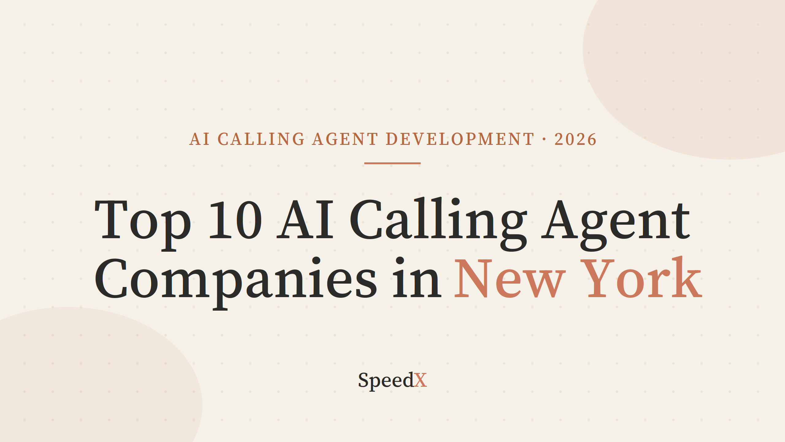 Top 10 AI Calling Agent Development Services in New York