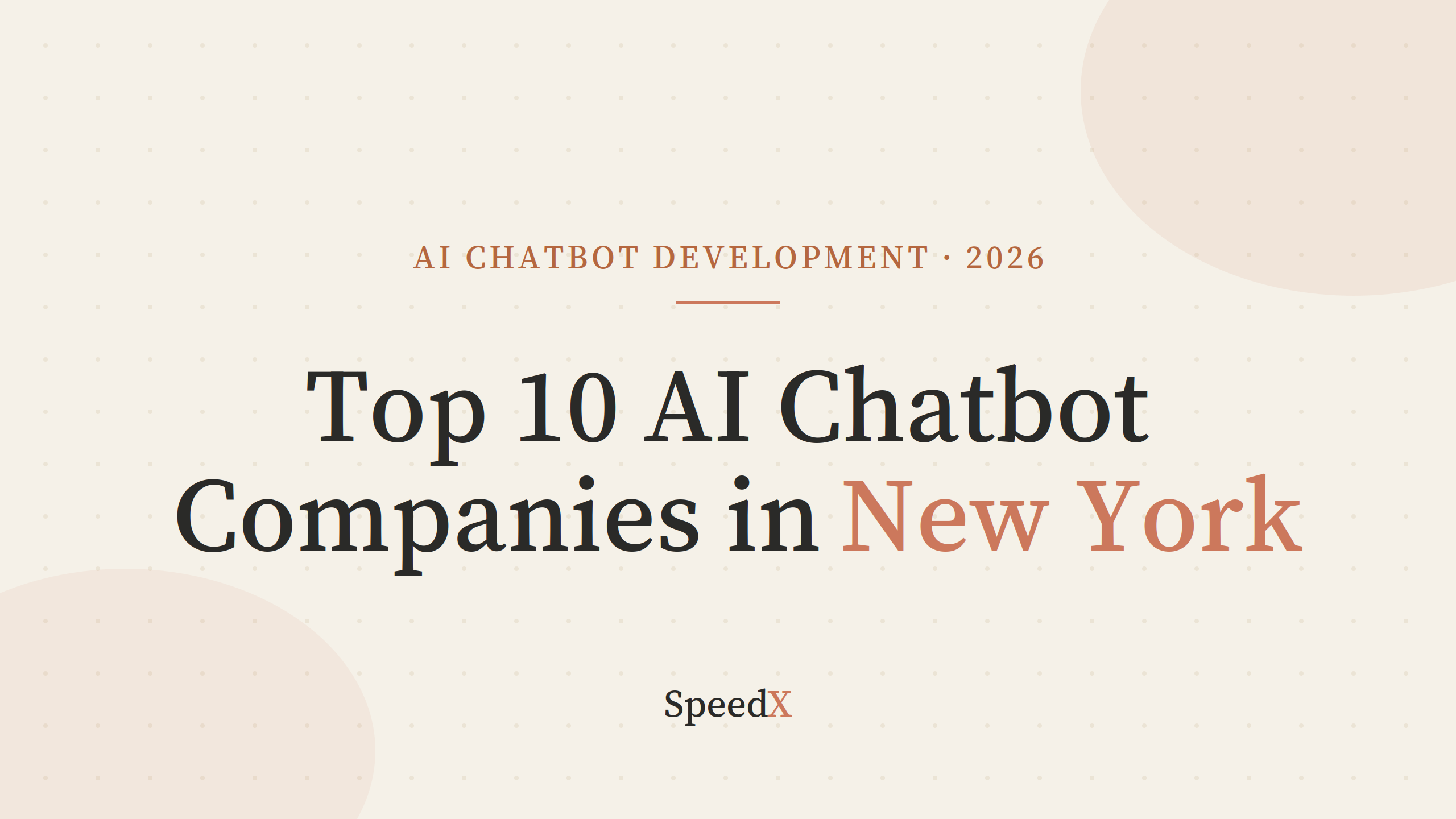 Top 10 AI Chatbot Development Services in New York