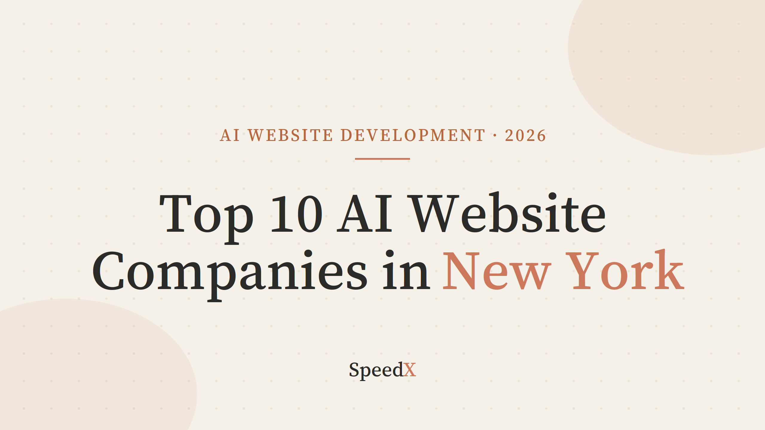 Top 10 AI Website Development Services in New York