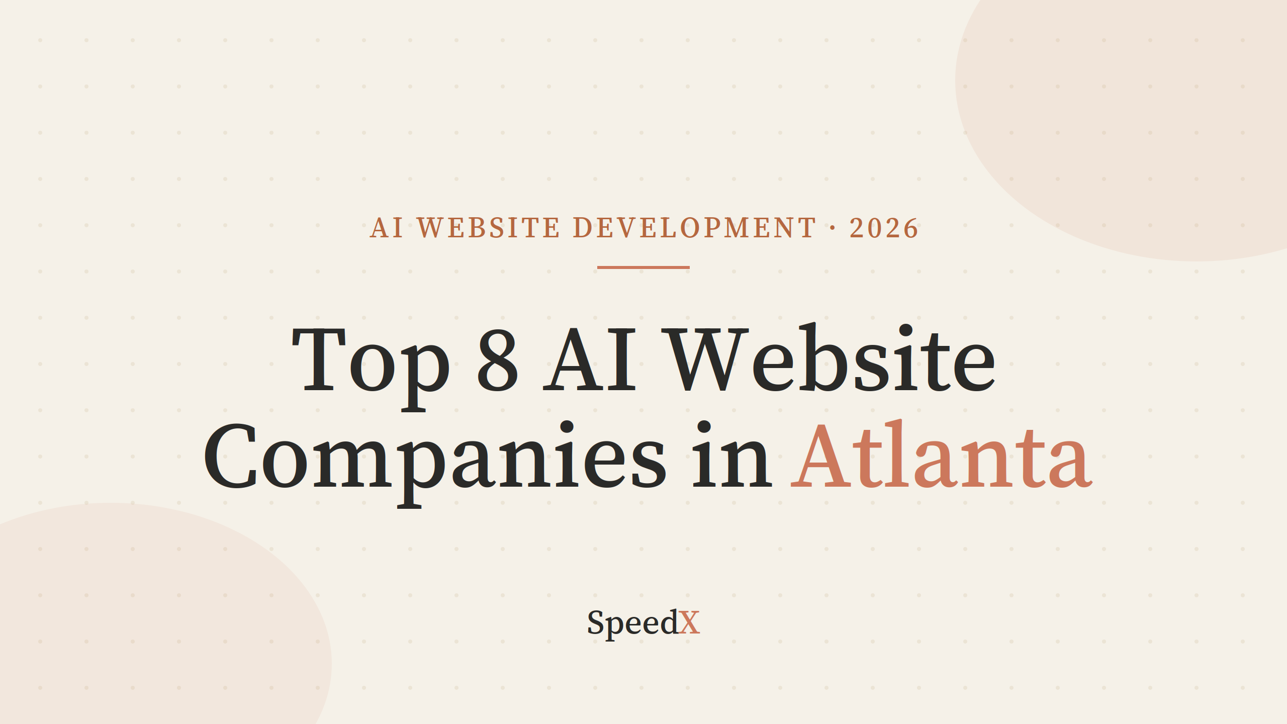 Top 8 AI Website Development Services in Atlanta