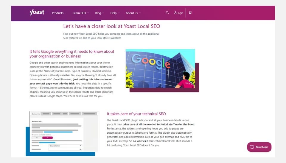 yoast local seo plugin